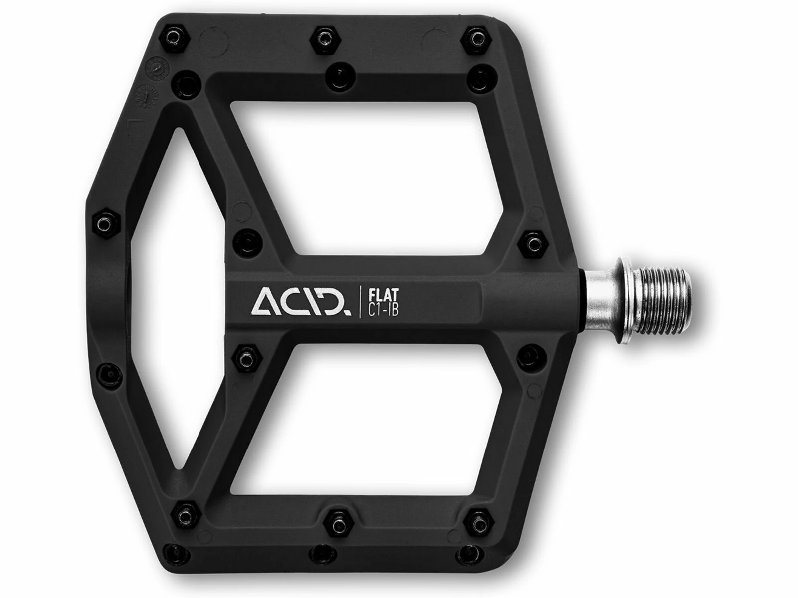 Cube Acid Pedale Flat C1-IB, Black 3 Cube Acid Pedale Flat C1-IB, Black