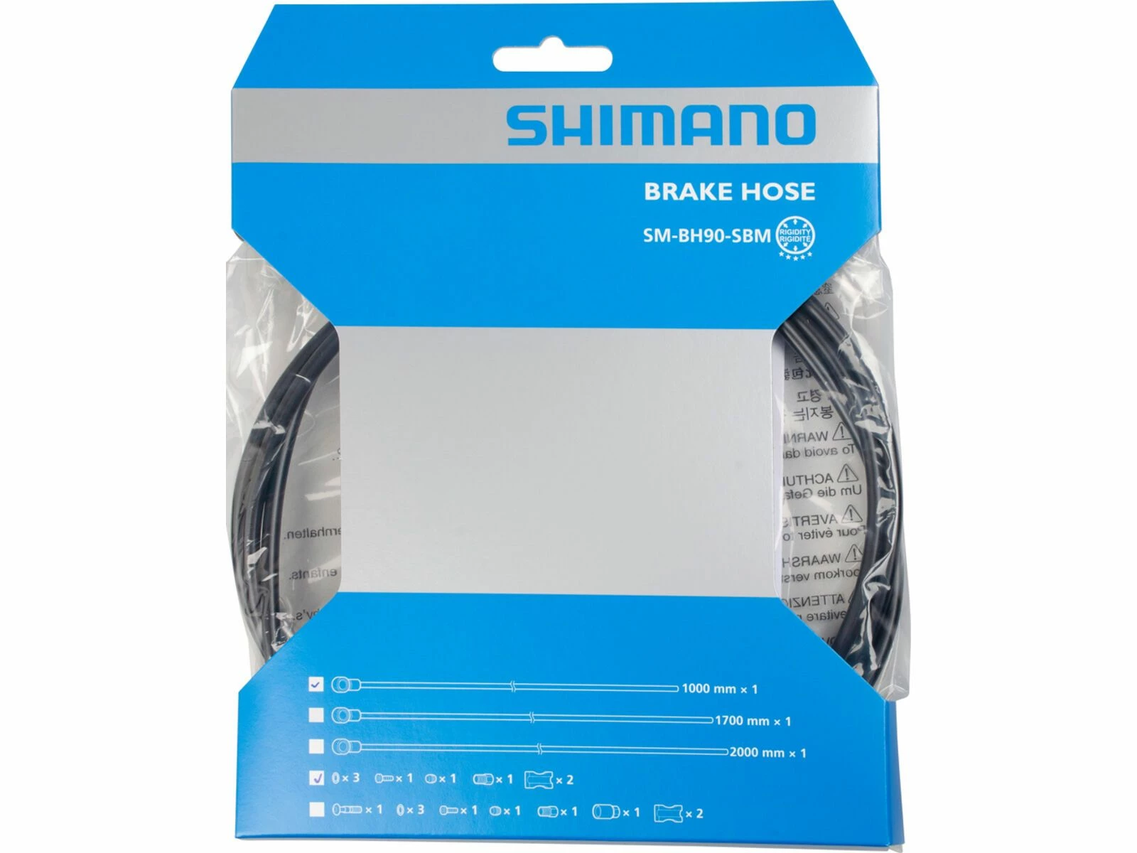 Shimano XTR SM-BH90-SBM-A - 1.000 Mm, Schwarz 3 Shimano XTR SM-BH90-SBM-A - 1.000 Mm, Schwarz