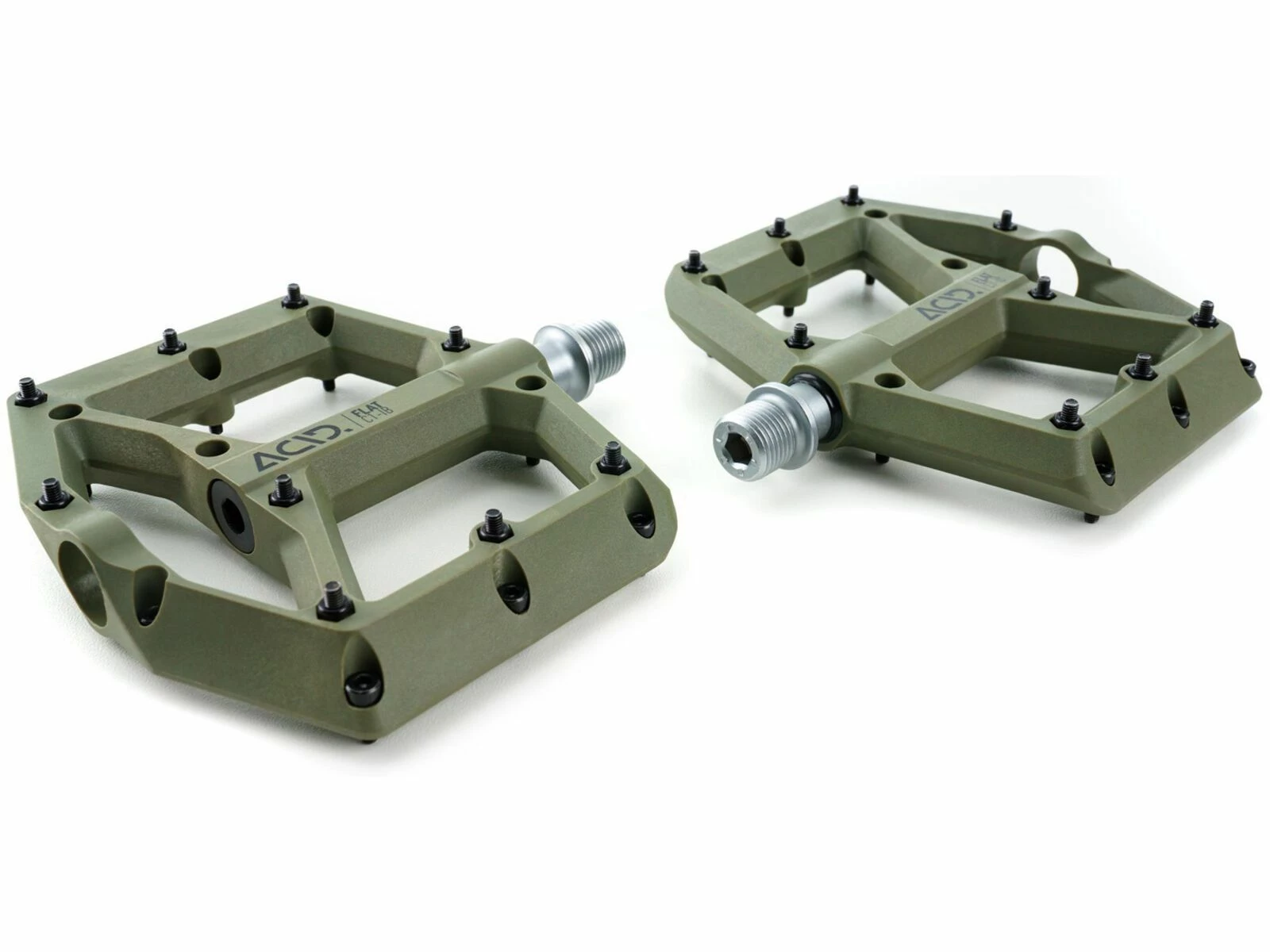 Cube Acid Pedale Flat C1-IB, Olive Green 4 Cube Acid Pedale Flat C1-IB, Olive Green – Bild 2