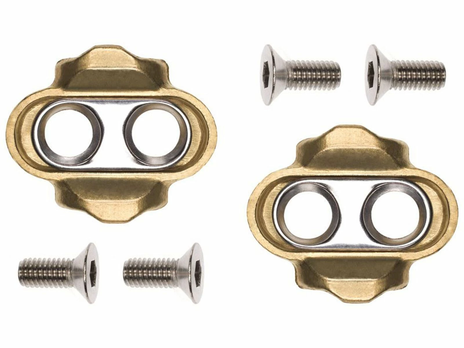 Crankbrothers Standard Release Premium Cleat Kit - 6° Float, Gold 4 Crankbrothers Standard Release Premium Cleat Kit - 6° Float, Gold – Bild 2