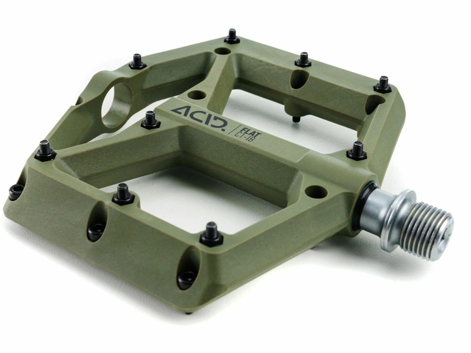 Cube Acid Pedale Flat C1-IB, Olive Green 5 Cube Acid Pedale Flat C1-IB, Olive Green – Bild 3