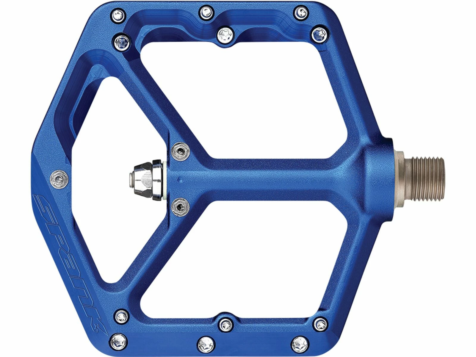 Spank Oozy Reboot Flat Pedal, Blue 4 Spank Oozy Reboot Flat Pedal, Blue – Bild 2