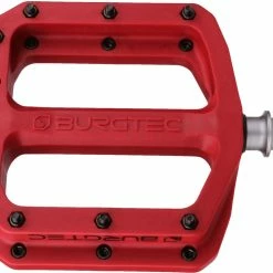 Burgtec MK4 Composite Pedals, Race Red