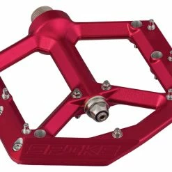 Spank Spike Reboot Flat Pedal, Red