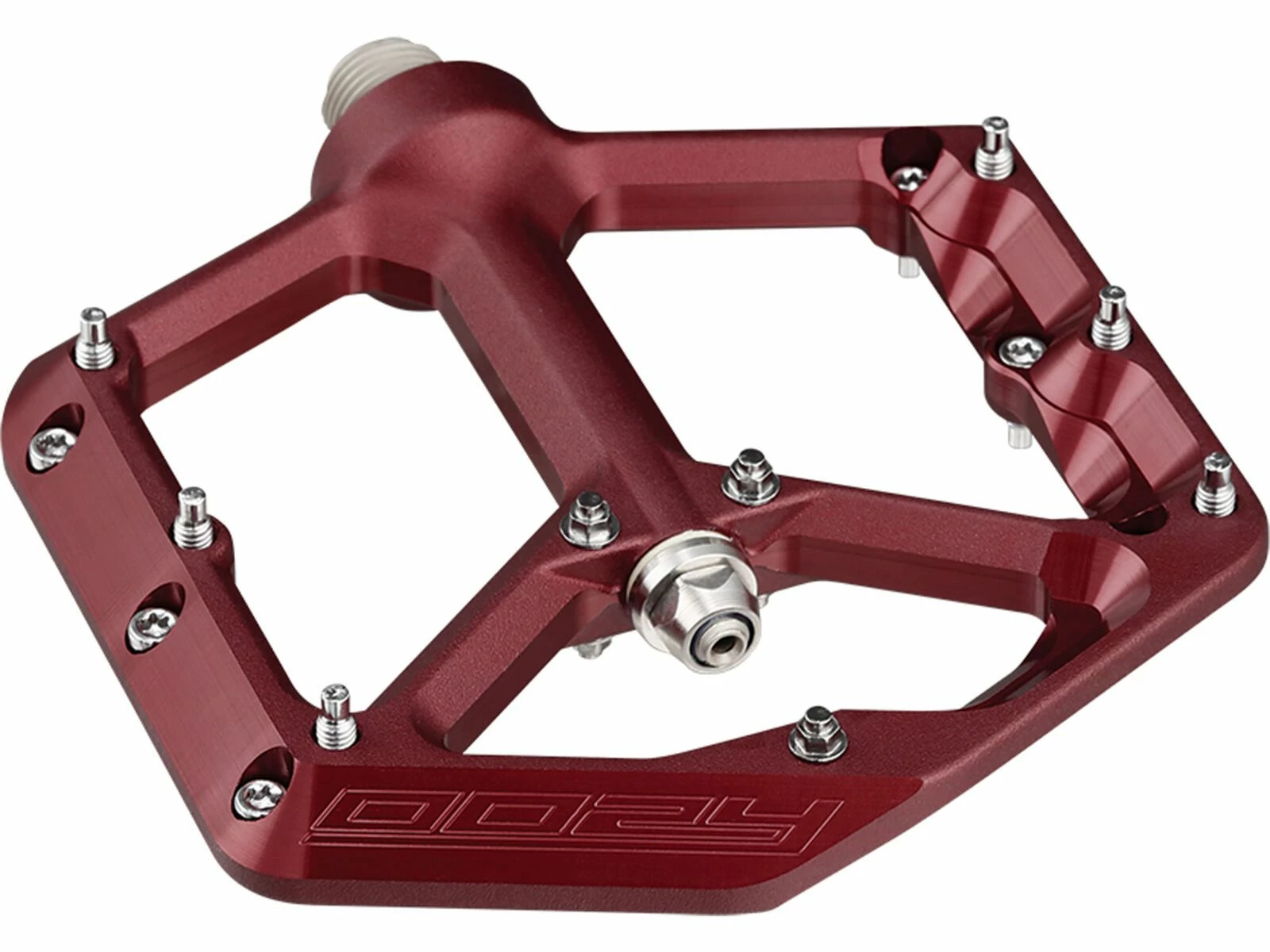 Spank Oozy Reboot Flat Pedal, Red 3 Spank Oozy Reboot Flat Pedal, Red