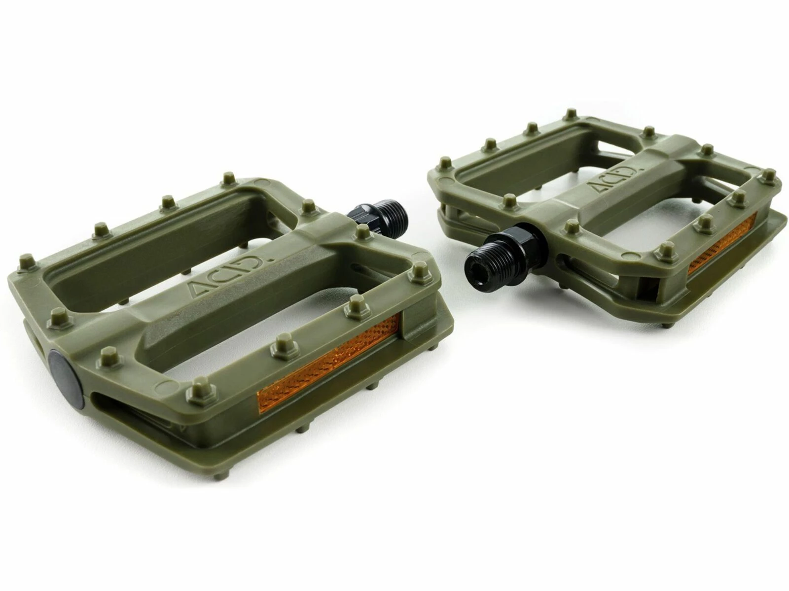 Cube Acid Pedale Flat C3-ZP, Olive Green 4 Cube Acid Pedale Flat C3-ZP, Olive Green – Bild 2