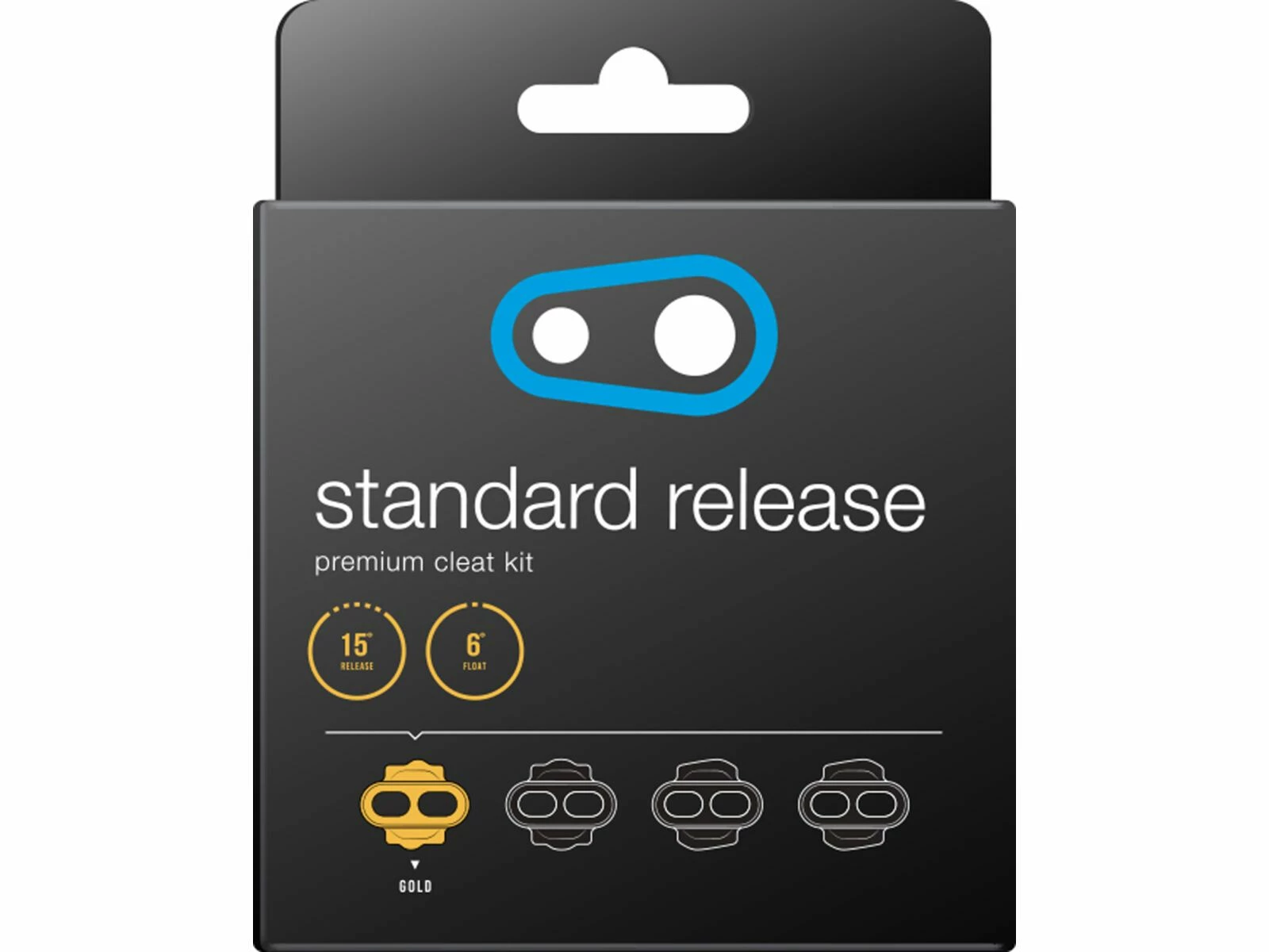 Crankbrothers Standard Release Premium Cleat Kit - 6° Float, Gold 5 Crankbrothers Standard Release Premium Cleat Kit - 6° Float, Gold – Bild 3