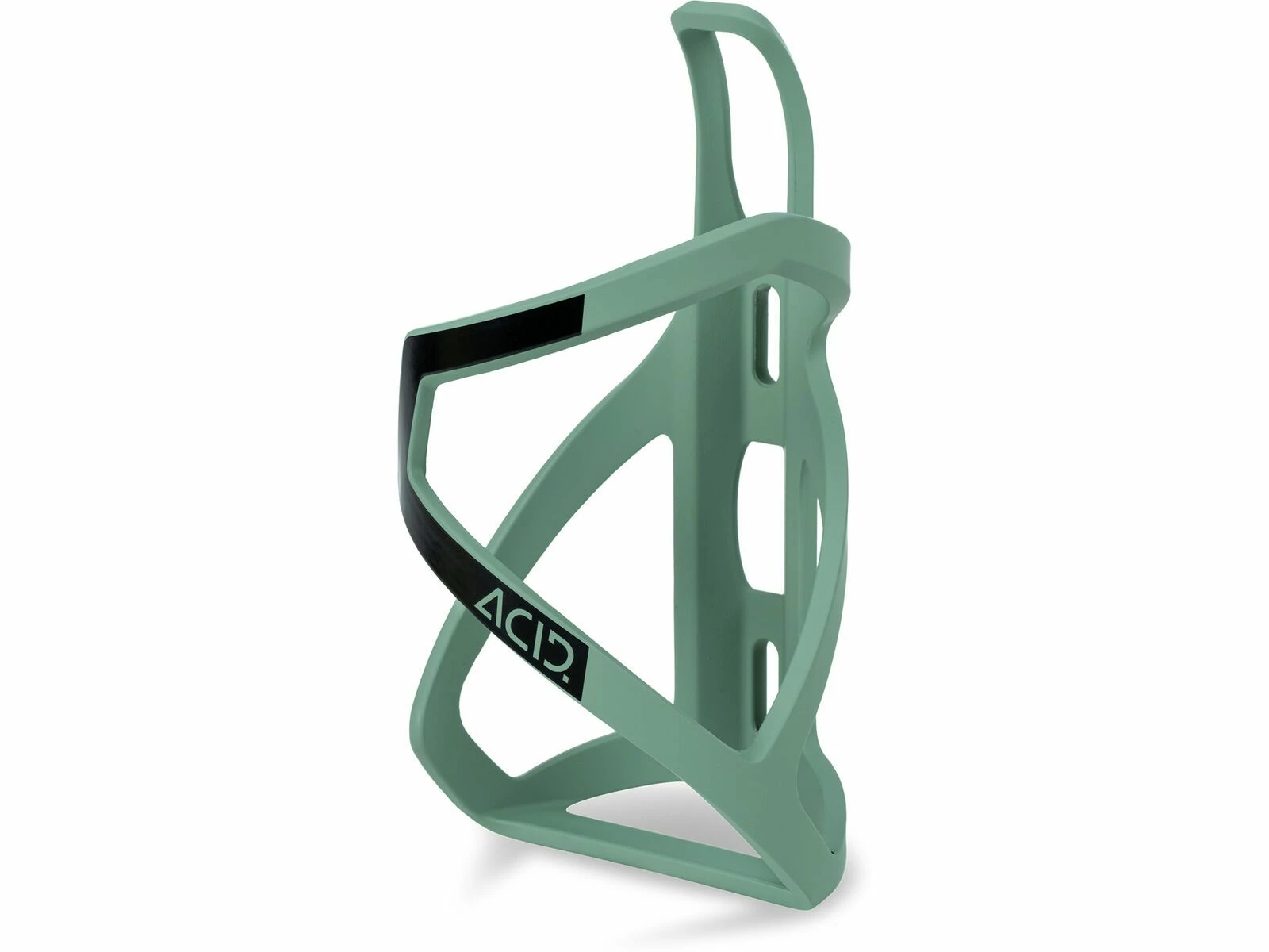 Cube Acid Flaschenhalter HPP Left-Hand Sidecage, Matt Green´n´glossy Black 3 Cube Acid Flaschenhalter HPP Left-Hand Sidecage, Matt Green´n´glossy Black