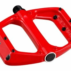 Spank Spoon DC Flat Pedal, Red