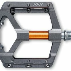 Cube RFR Pedale Flat SLT 2.0, Grey´n´orange
