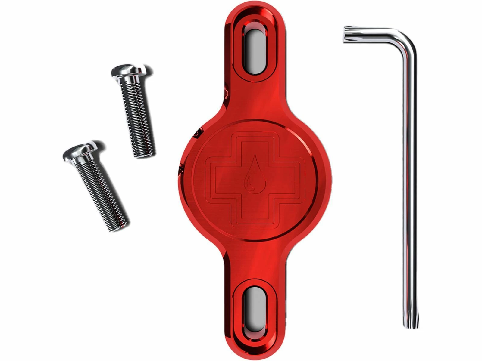 Muc-Off Secure Tag Holder V2, Red 3 Muc-Off Secure Tag Holder V2, Red