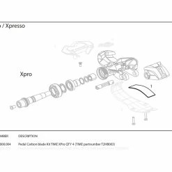 Time Carbon Blade Kit XPro - 4 Stück -Magura Verkäufe c226ecd2 9e93 498b 966f 4585a2f69299