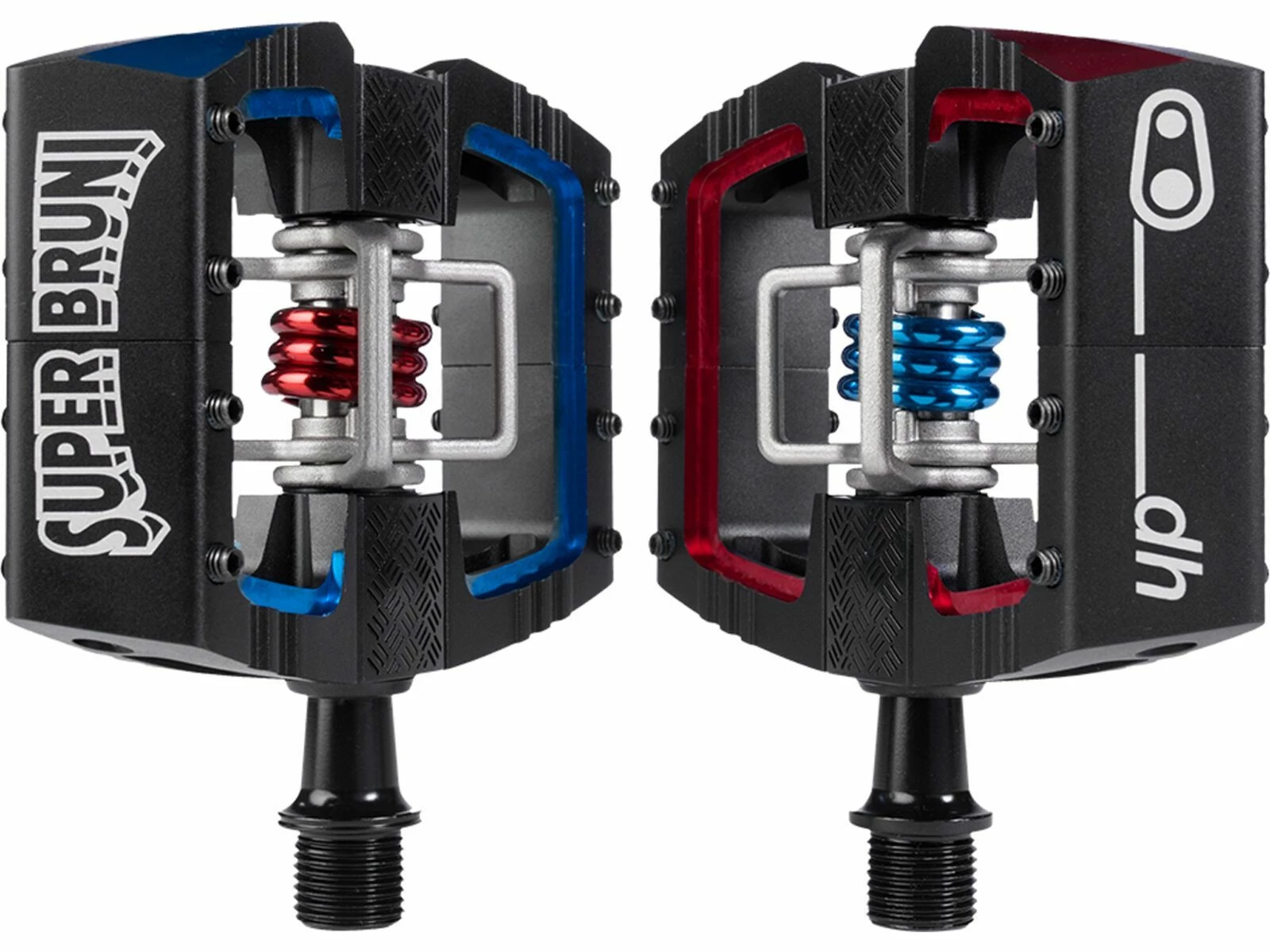 Crankbrothers Mallet DH SuperBruni Edition, Black/red/blue 6 Crankbrothers Mallet DH SuperBruni Edition, Black/red/blue – Bild 4