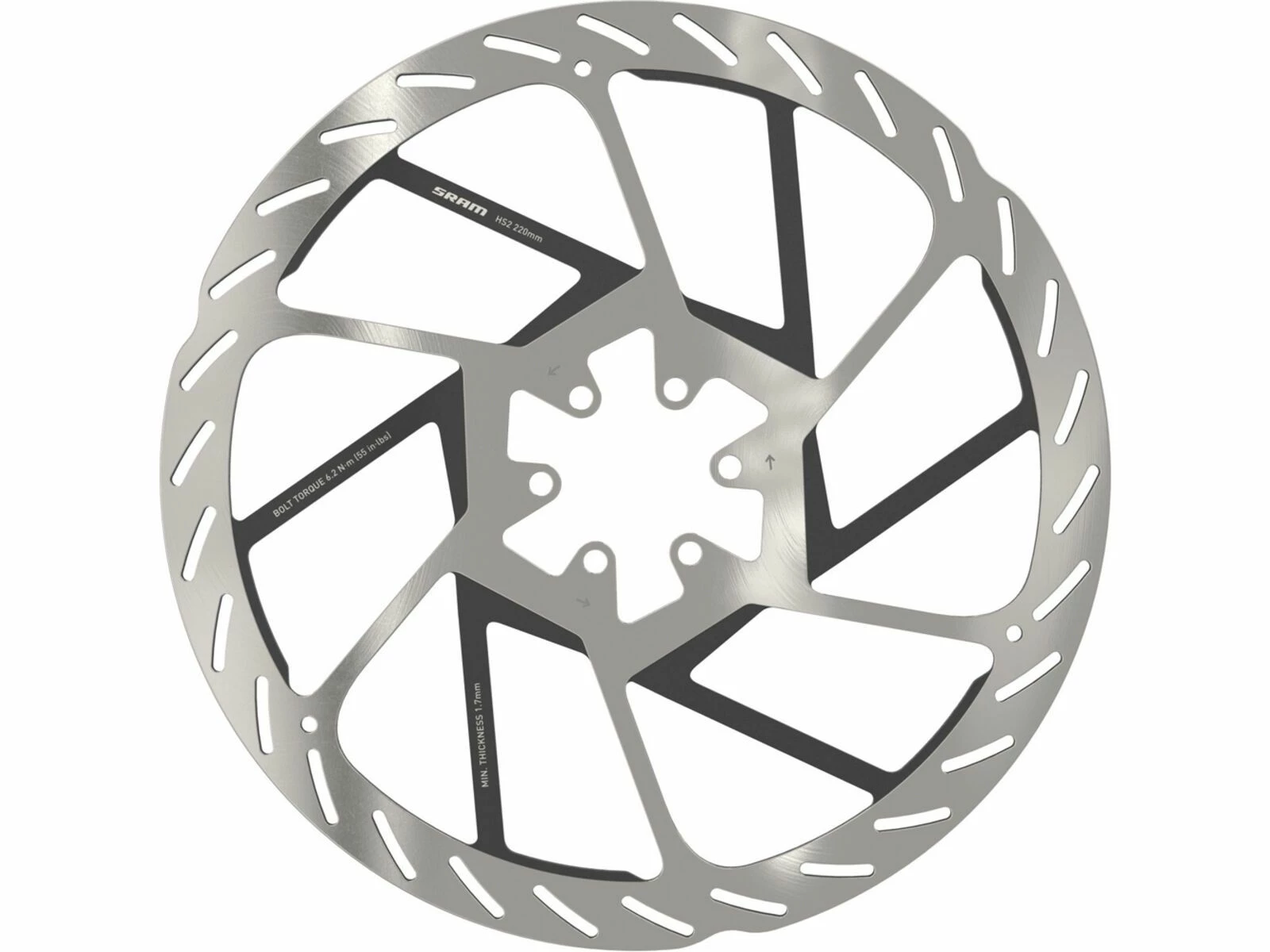 SRAM HS2 Rotor 6-Loch - 220 Mm 3 SRAM HS2 Rotor 6-Loch - 220 Mm