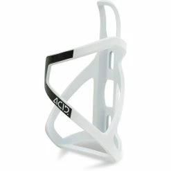 Cube Acid Flaschenhalter HPP Left-Hand Sidecage, Matt White´n´glossy Black