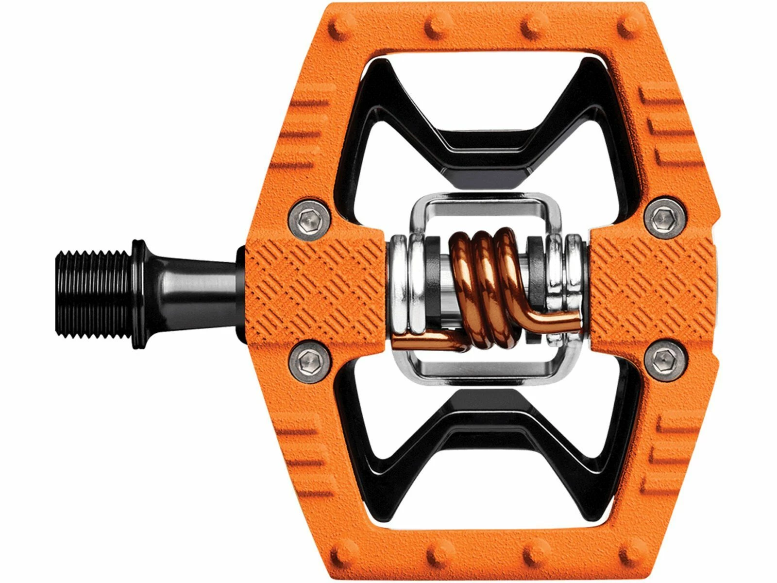 Crankbrothers Double Shot 2, Orange/black/orange 4 Crankbrothers Double Shot 2, Orange/black/orange – Bild 2