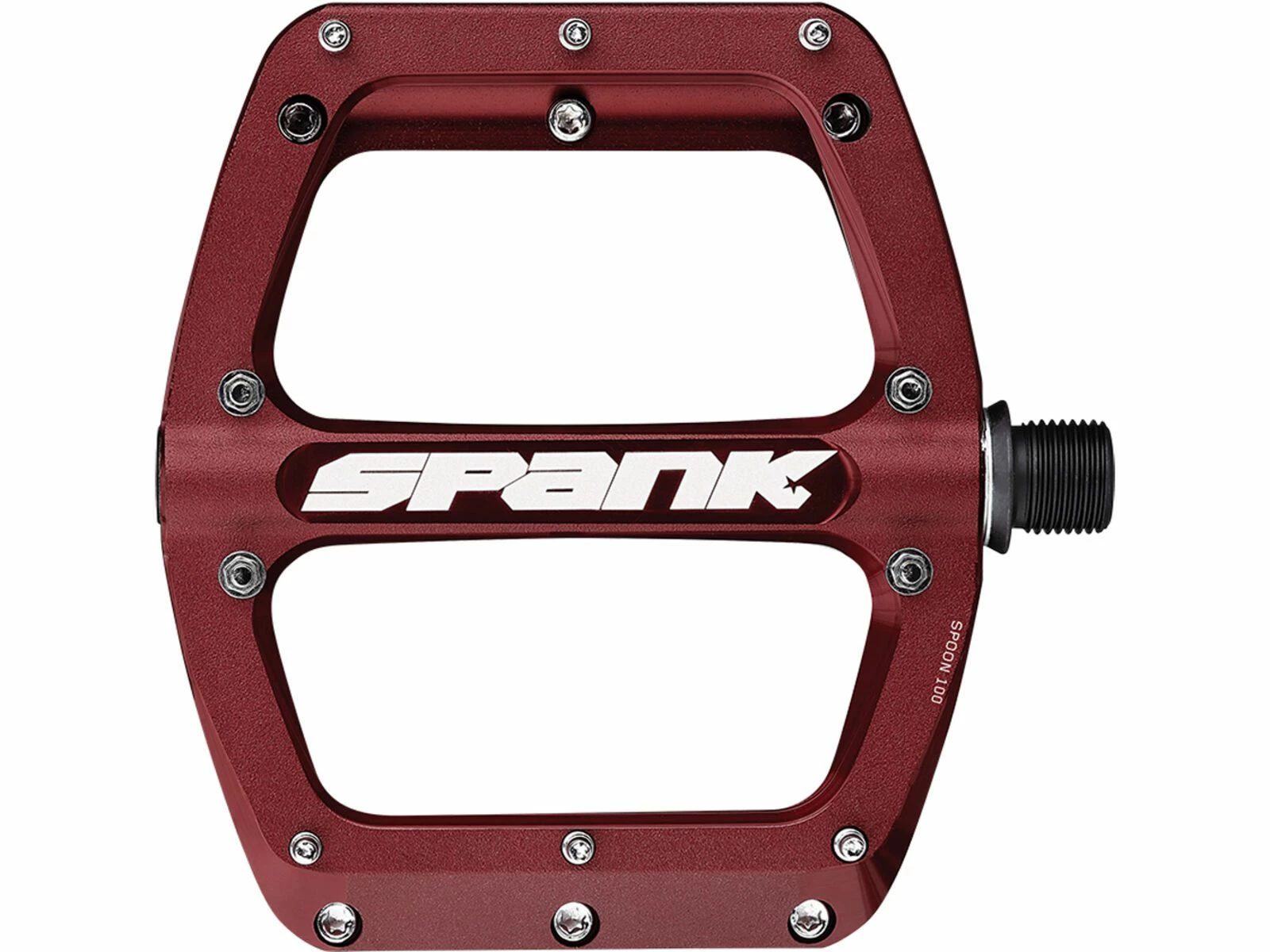 Spank Spoon Reboot Flat Pedal - S, Red 4 Spank Spoon Reboot Flat Pedal - S, Red – Bild 2