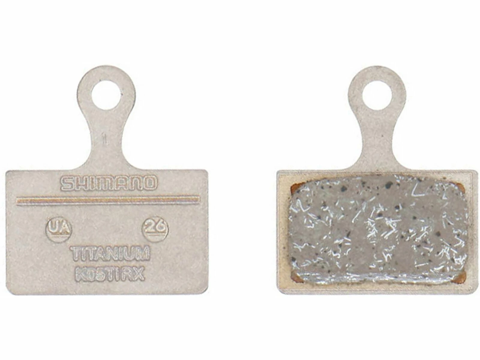 Shimano K05TI-RX Kunstharz Scheibenbremsbelag 2 Shimano K05TI-RX Kunstharz Scheibenbremsbelag