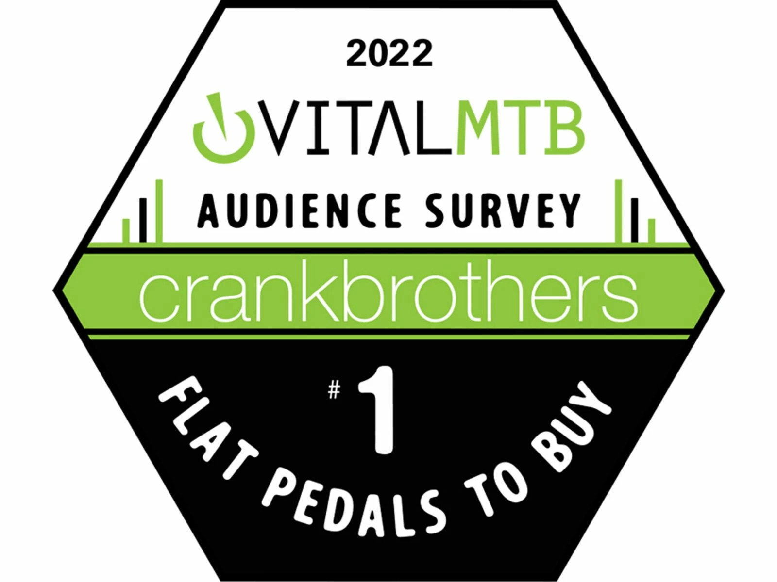 Crankbrothers Stamp 7 Large - Fabio Wibmer Edition, Black/white 6 Crankbrothers Stamp 7 Large - Fabio Wibmer Edition, Black/white – Bild 4
