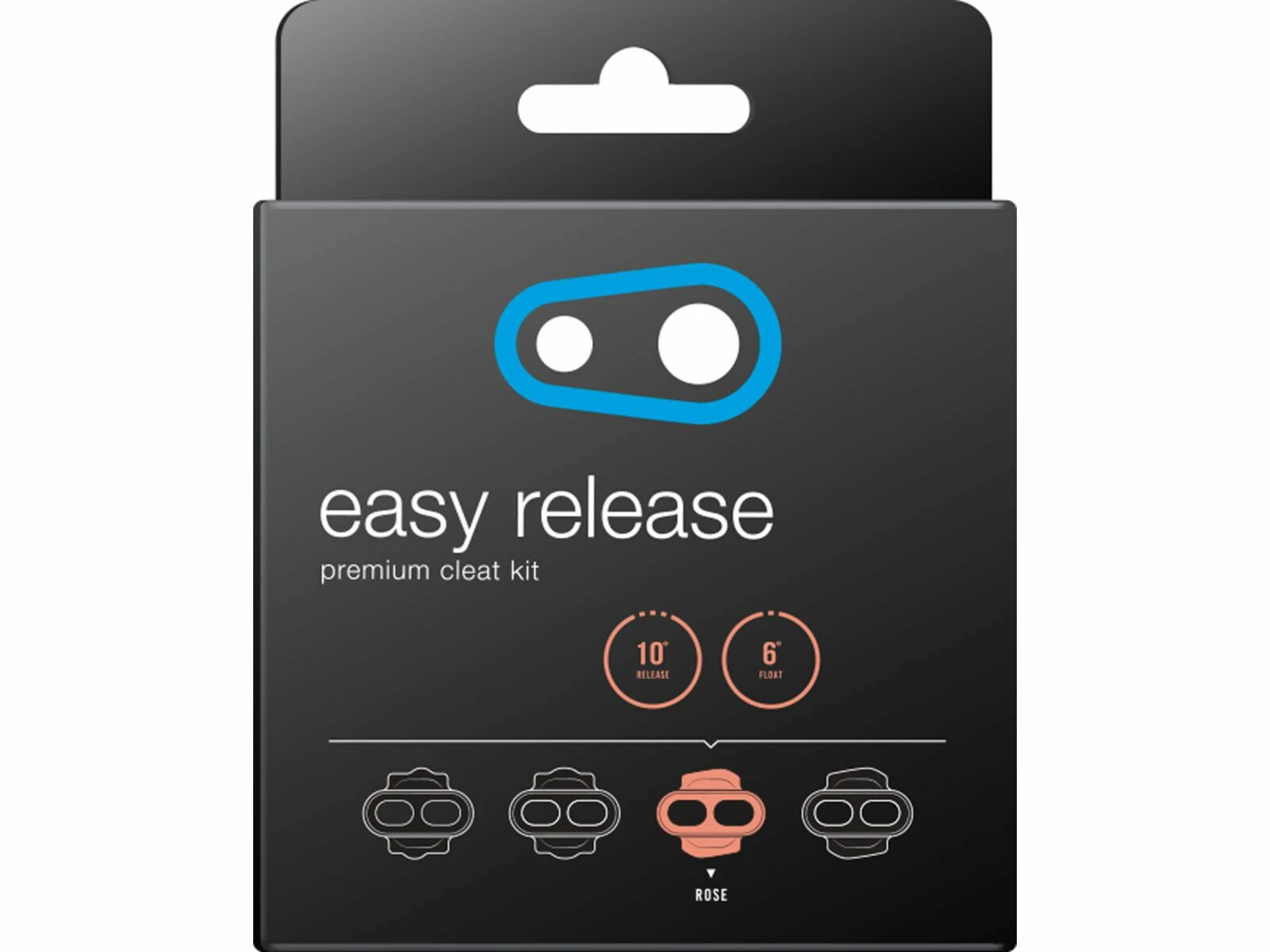 Crankbrothers Easy Release Premium Cleat Kit - 6° Float, Rose 5 Crankbrothers Easy Release Premium Cleat Kit - 6° Float, Rose – Bild 3