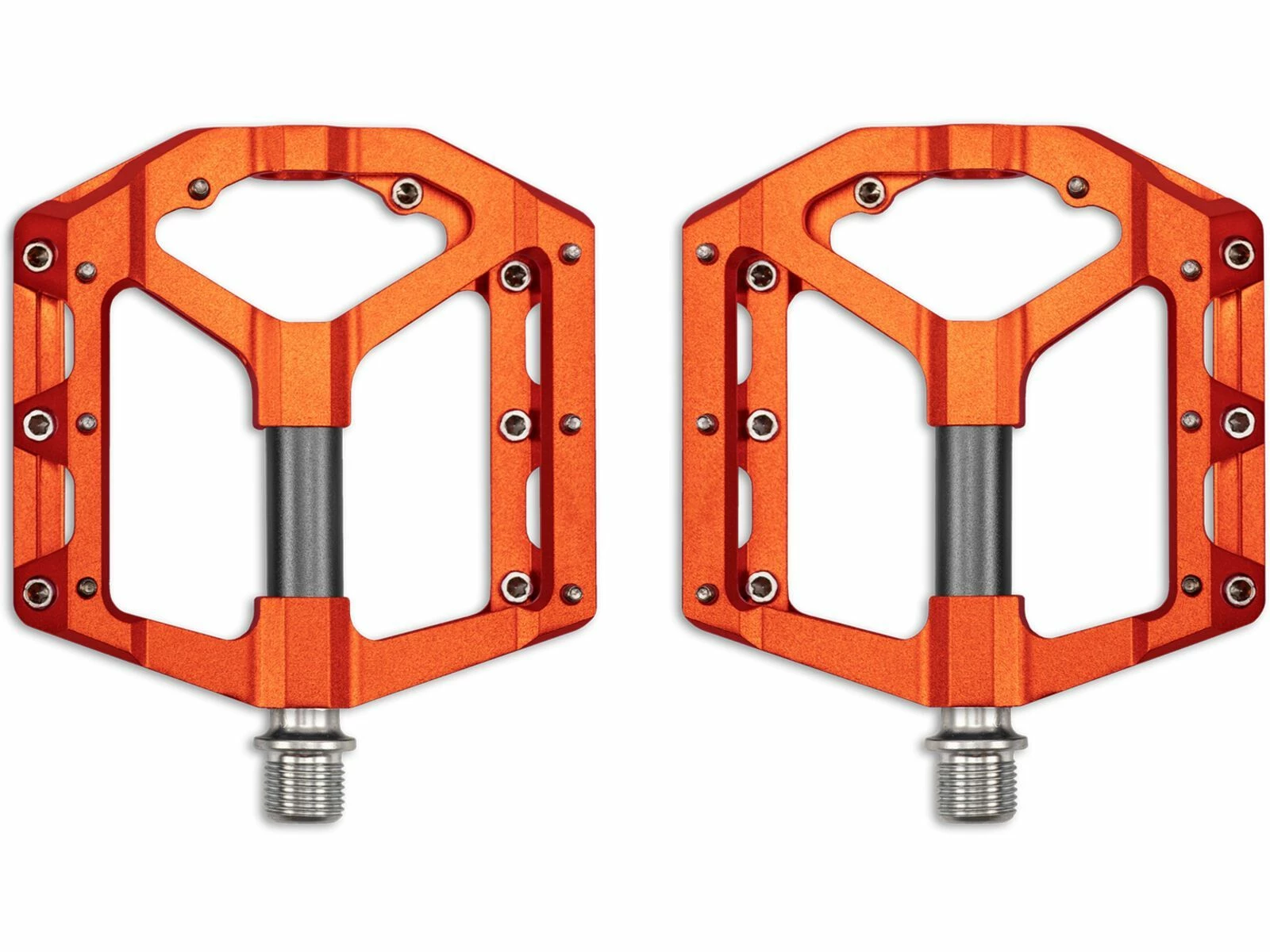 Cube RFR Pedale Flat SLT 2.0, Orange´n´grey 4 Cube RFR Pedale Flat SLT 2.0, Orange´n´grey – Bild 2