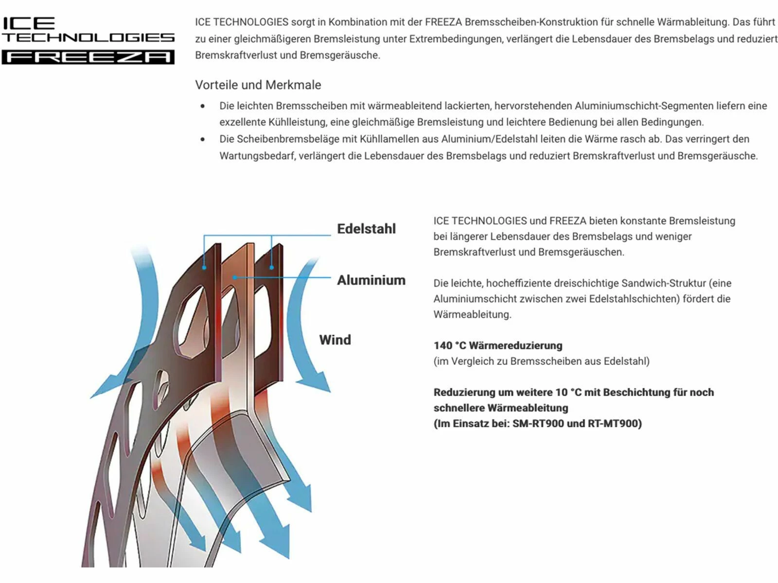 Shimano RT-MT800 Bremsscheibe Ice-Tech Freeza Center Lock - 203 Mm 4 Shimano RT-MT800 Bremsscheibe Ice-Tech Freeza Center Lock - 203 Mm – Bild 2