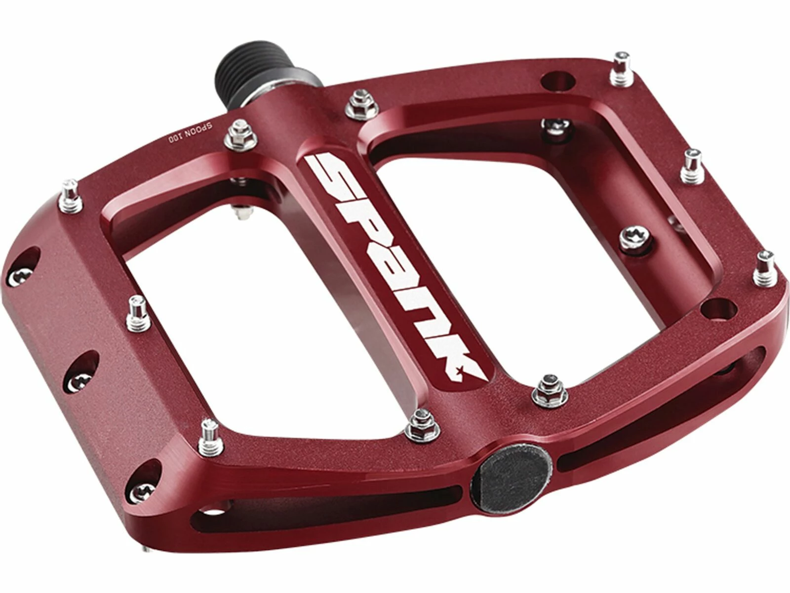 Spank Spoon Reboot Flat Pedal - S, Red 3 Spank Spoon Reboot Flat Pedal - S, Red