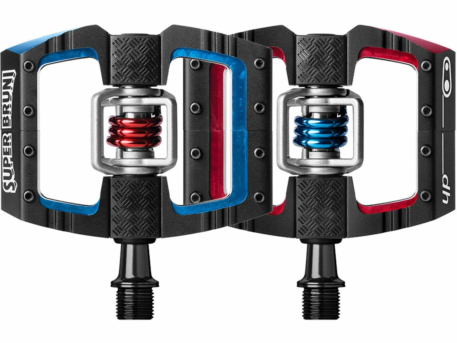 Crankbrothers Mallet DH SuperBruni Edition, Black/red/blue 5 Crankbrothers Mallet DH SuperBruni Edition, Black/red/blue – Bild 3