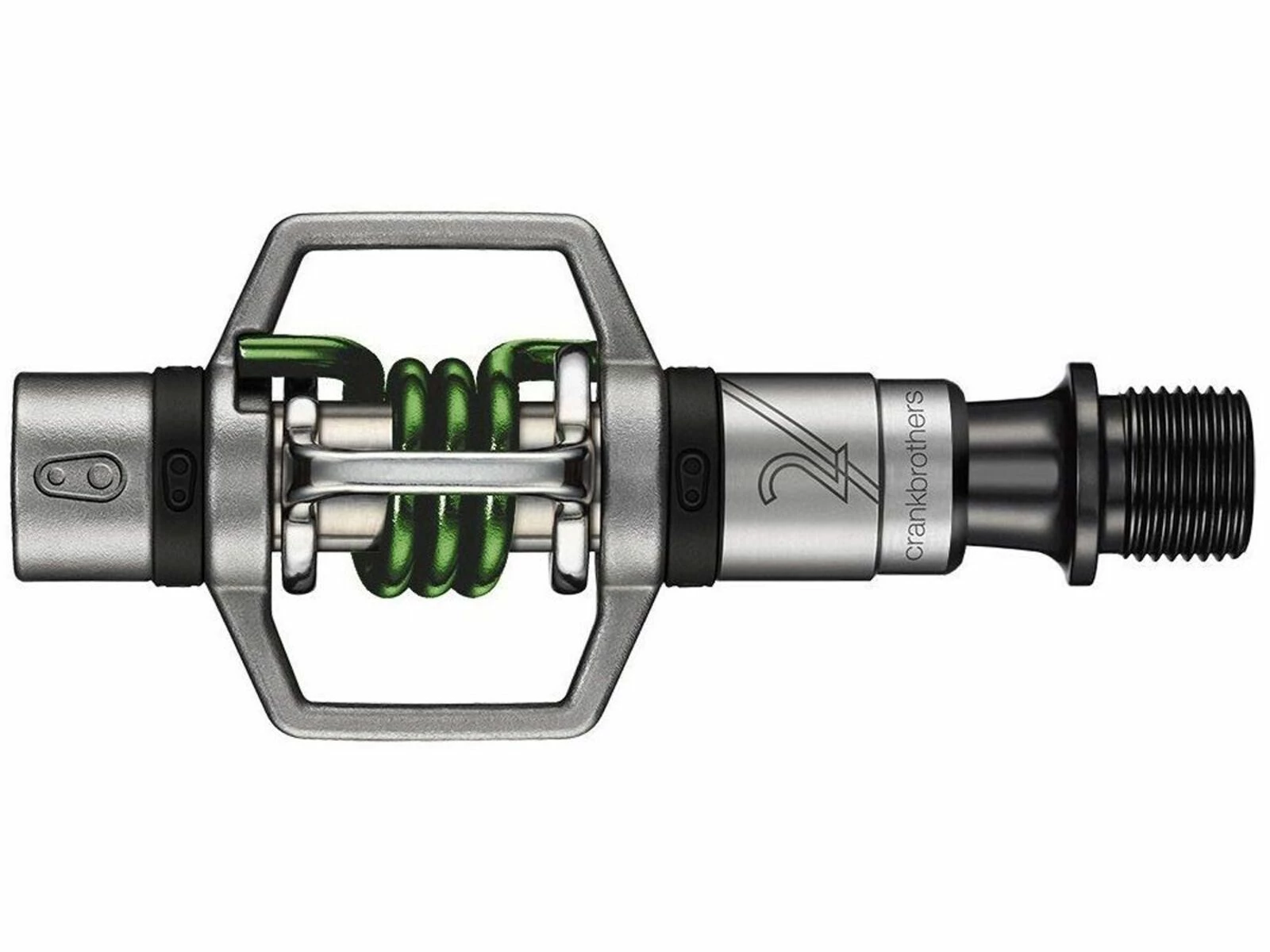 Crankbrothers Eggbeater 2, Silber/grün 3 Crankbrothers Eggbeater 2, Silber/grün