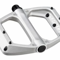 Spank Spoon DC Flat Pedal, Raw/silver