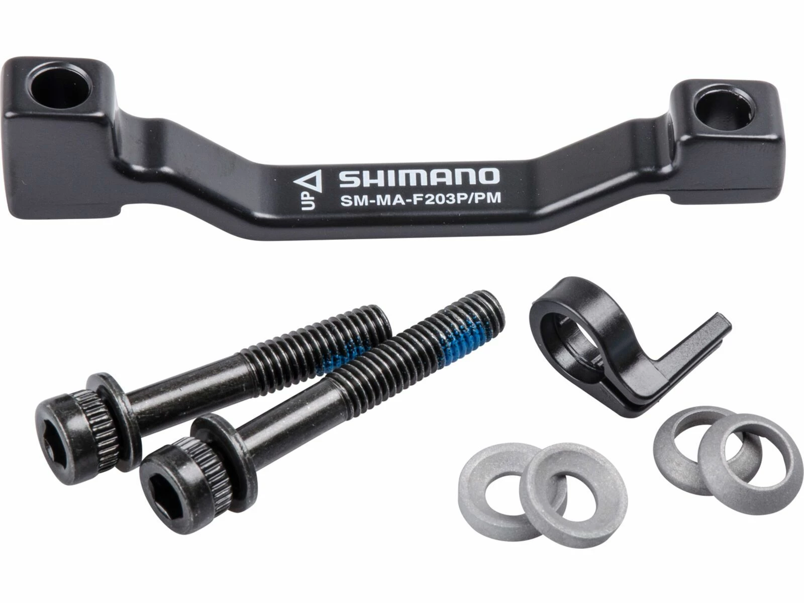 Shimano Scheibenbremsadapter Von PM-Bremssattel Auf PM-Gabel/-Rahmen - Vorne O. Hinten / 180 Auf 203 Mm 4 Shimano Scheibenbremsadapter Von PM-Bremssattel Auf PM-Gabel/-Rahmen - Vorne O. Hinten / 180 Auf 203 Mm – Bild 2