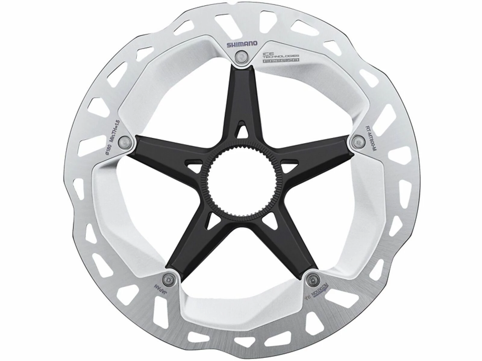 Shimano Deore XT RT-MT800 Bremsscheibe Ice-Tech Freeza Center Lock - 180 Mm 3 Shimano Deore XT RT-MT800 Bremsscheibe Ice-Tech Freeza Center Lock - 180 Mm