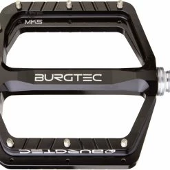 Burgtec Penthouse Flat MK5 Pedals, Burgtec Black